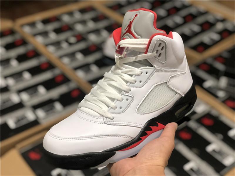 PK GOD Air Jordan 5 Fire Red retail materails ready to ship